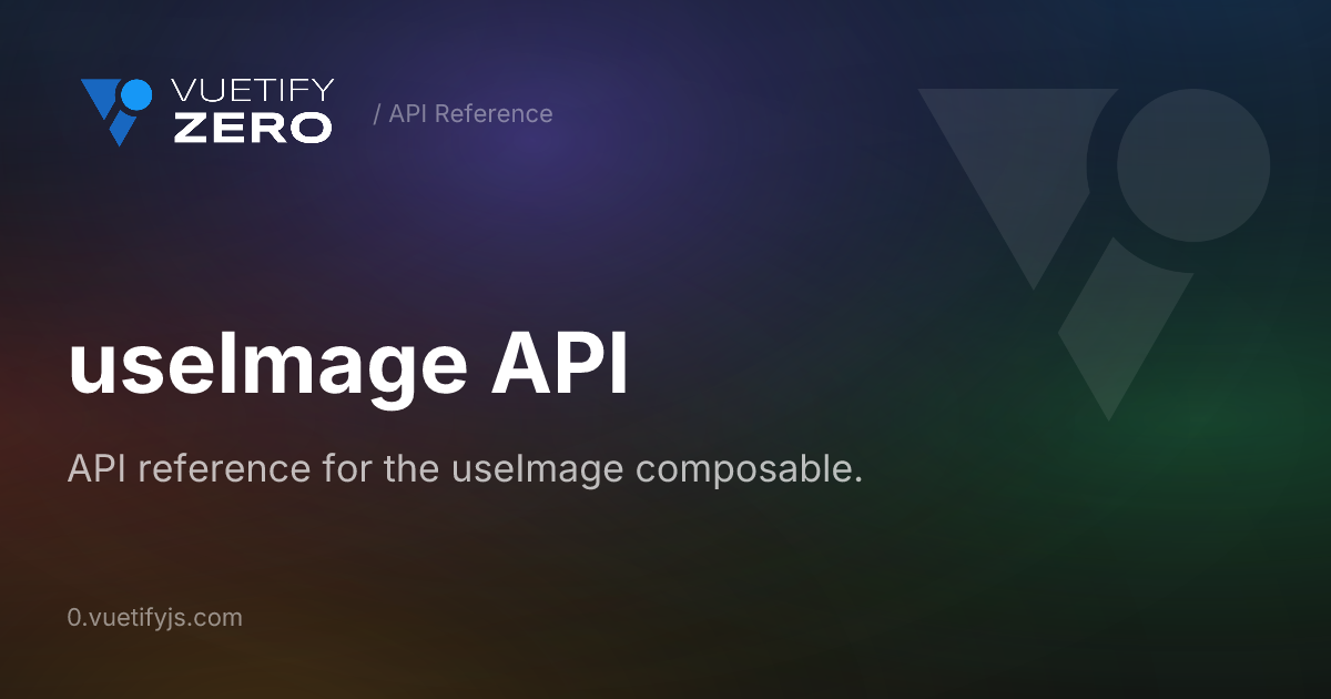 useImage API — Vuetify0